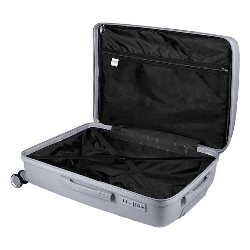 Travelwize Ripple PP 4-Wheel Spinner 55cm Luggage - Platinum - Image 2