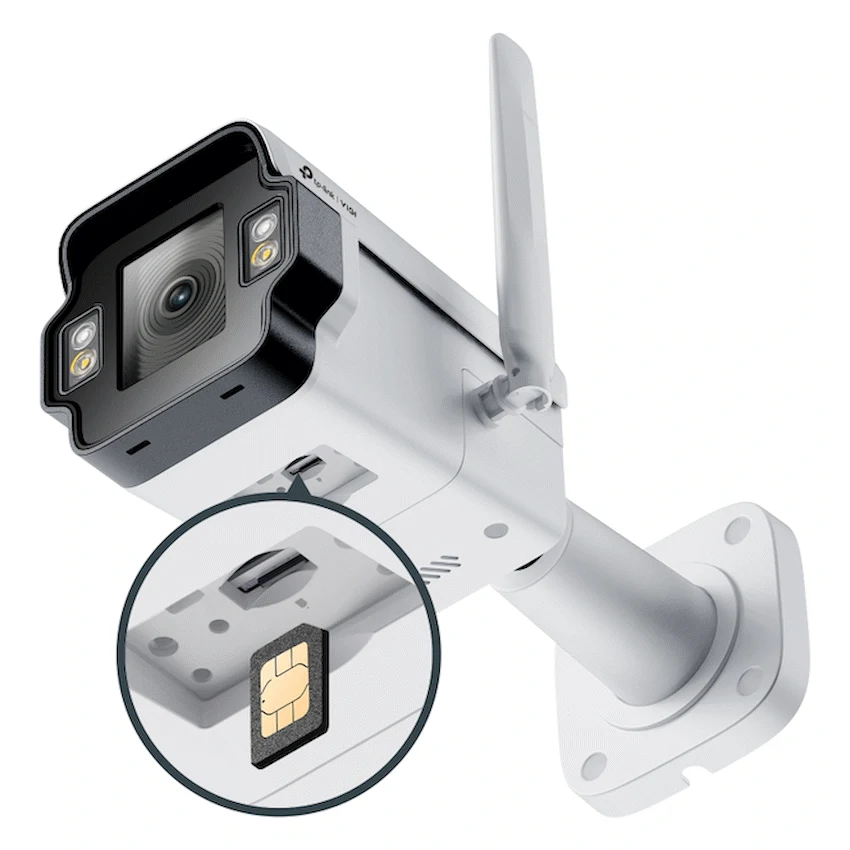 InSight S345-4G (4mm) VIGI 4MP Outdoor Full-Color 4G Bullet Network Camera - Image 2