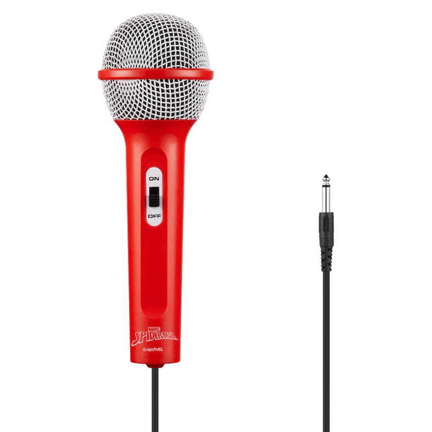 Marvel Spider-Man Galaxy LED Stars Karaoke Machine with Microphone - Image 2
