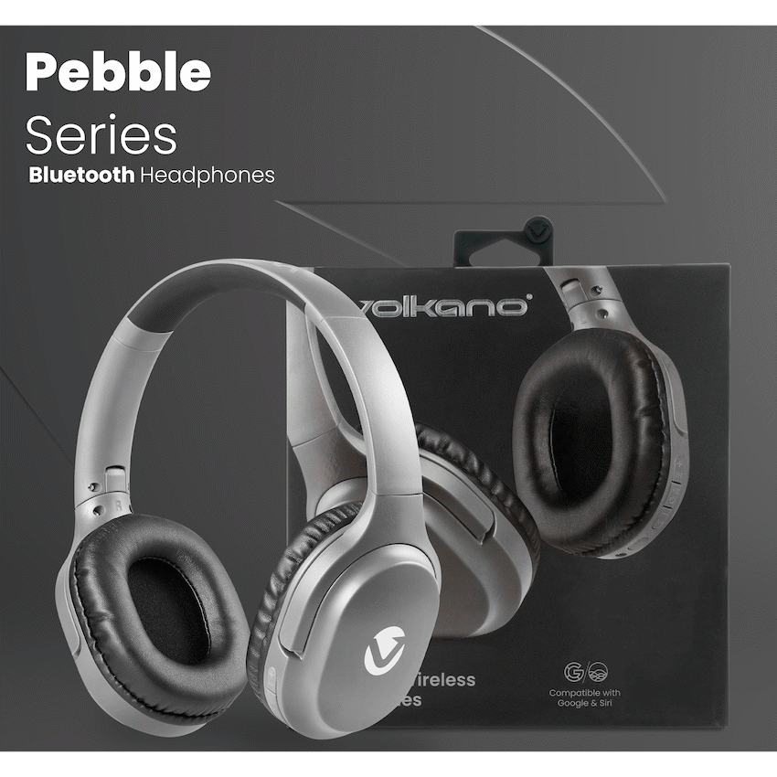 Volkano Pebble Series Bluetooth Headphones - Dark Grey - Image 20