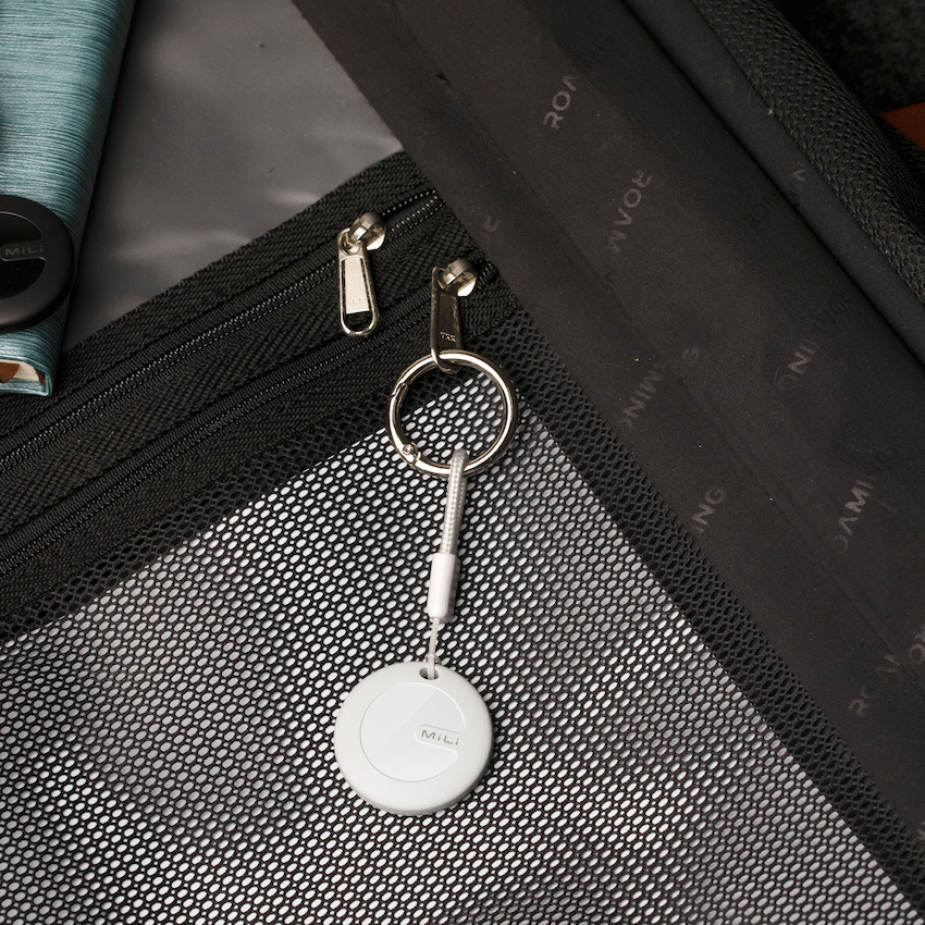 MiTag Apple-Compatible Tag with Leather Keychain Accessory - 1 Pack - Image 24