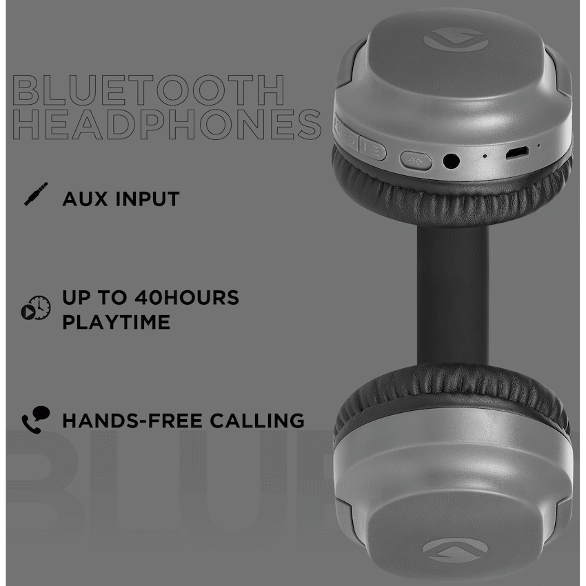 Volkano Pebble Series Bluetooth Headphones - Dark Grey - Image 28