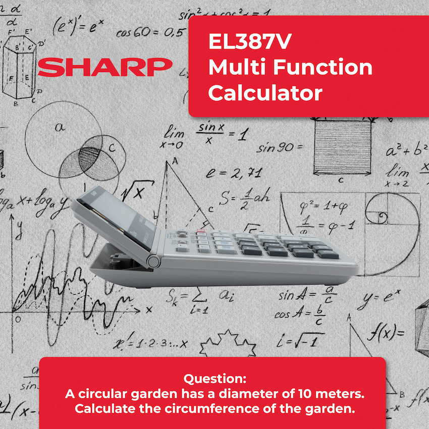 Sharp EL387V Multi-Function Calculator - Image 3