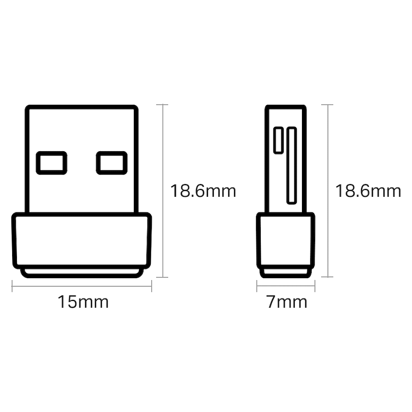 TP-Link Archer T2U Nano AC600 Wireless USB Adapter - Image 3
