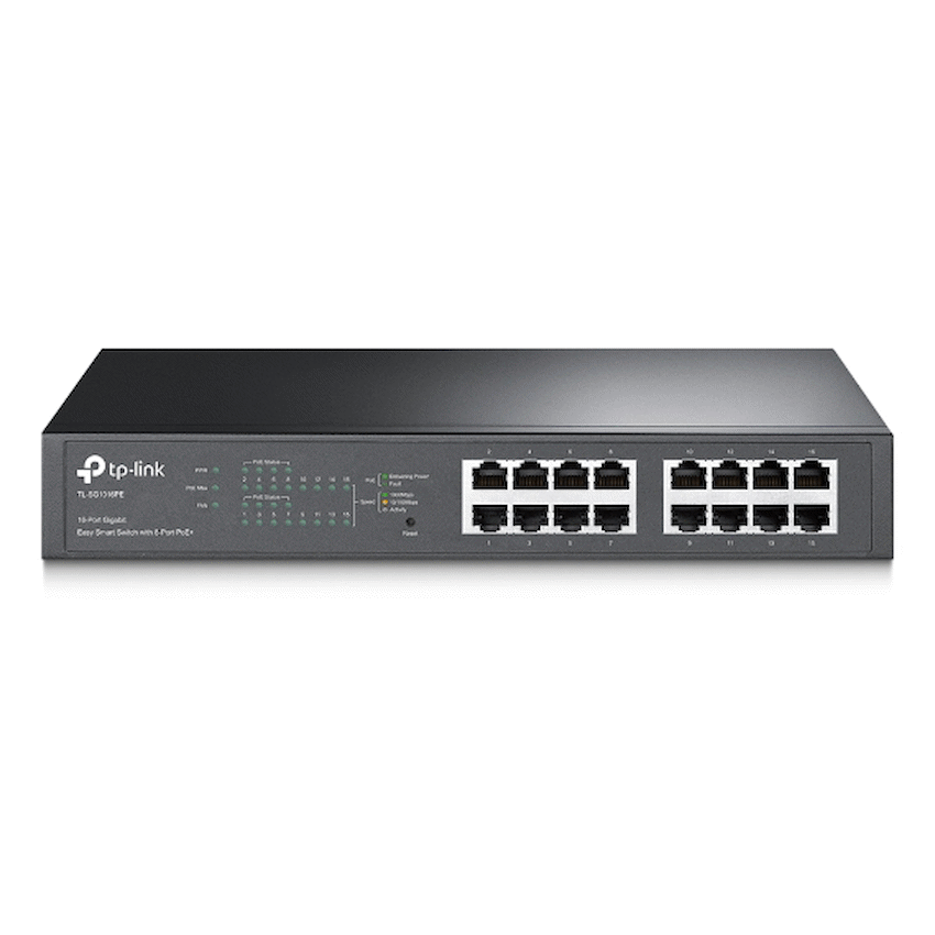 TP-Link TL-SG1016PE 16-Port Gigabit Easy Smart Switch with 8-Port PoE+ - Image 3