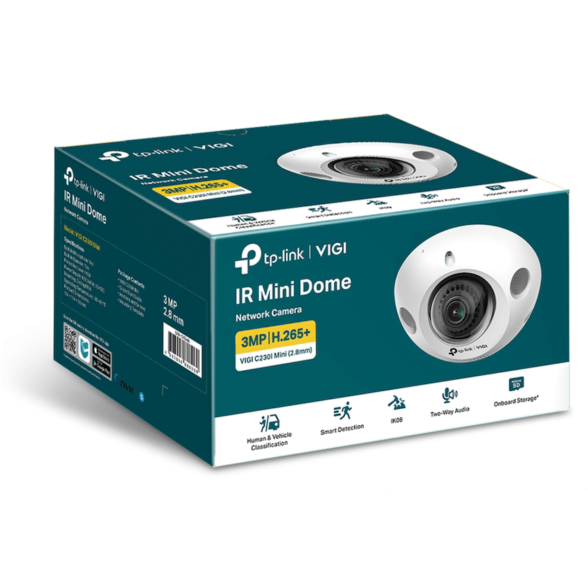 TP-Link Vigi C230I 3MP 2.8mm Mini Dome Network Camera - Image 3