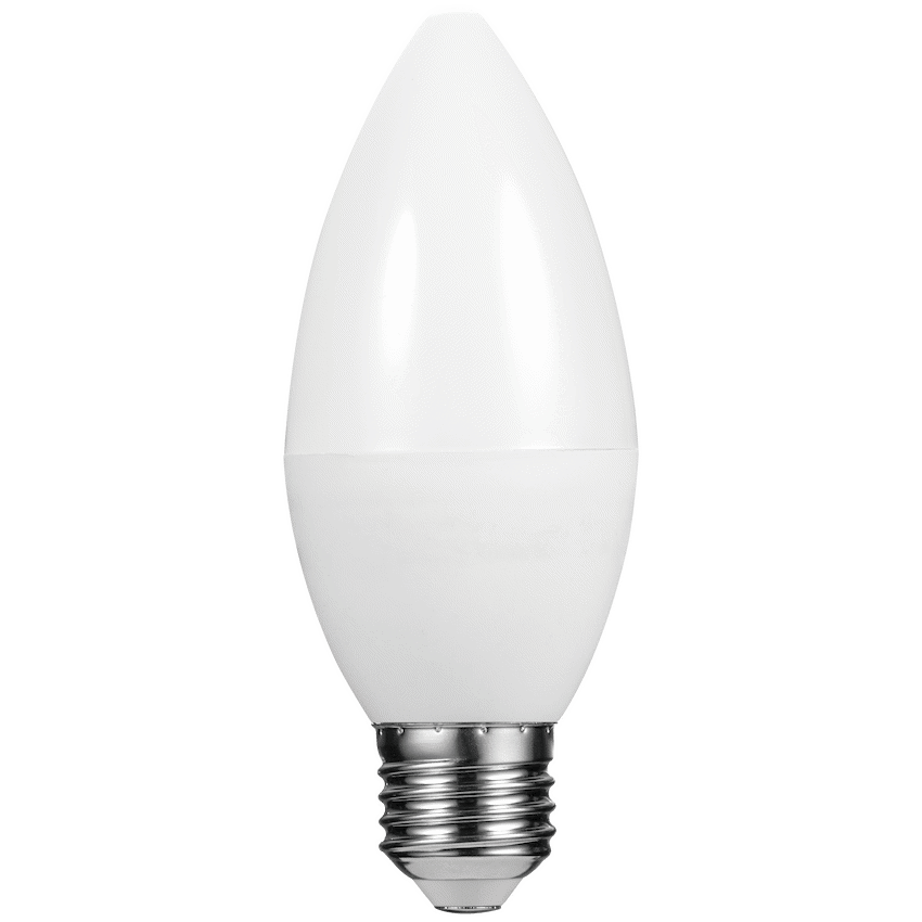 Switched 5w Candle LED Light Bulb E27 - Warm White - Image 3