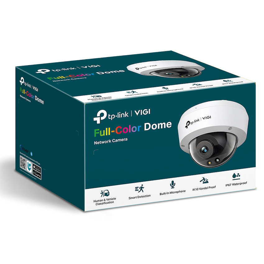 TP-Link Vigi C250 5MP 4mm Full-Color Dome Network Camera - Image 3