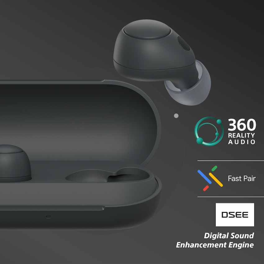 Sony WF-C700N (Black) True Wireless Earbuds - Image 3