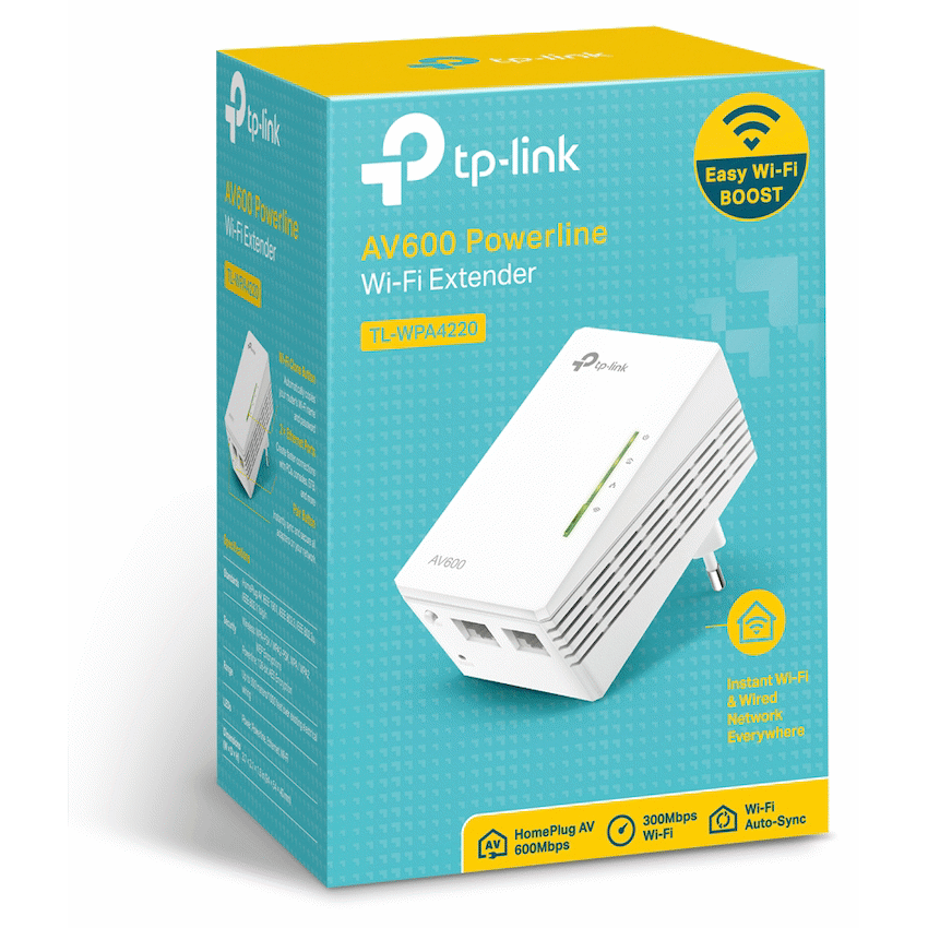 TP-Link TL-WPA4220 AV600 Powerline Wi-Fi Extender - Image 3
