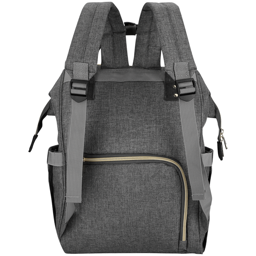 Totes Babe Alma Diaper Backpack Colourblock - Grey/Charcoal - Image 3