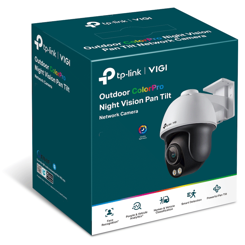 TP-Link Vigi C540S (4mm) 4MP Outdoor ColorPro Night Vision Pan-Tilt Network Camera - Image 3