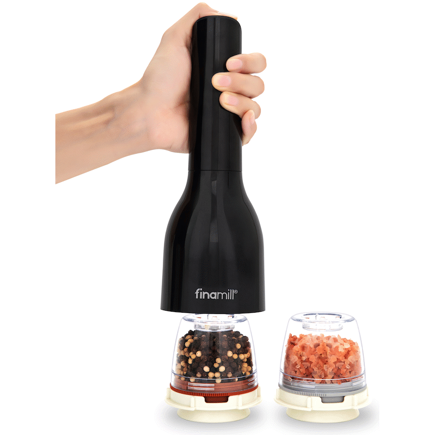Finamill Battery-Operated Grinder - Midnight Black - Image 3