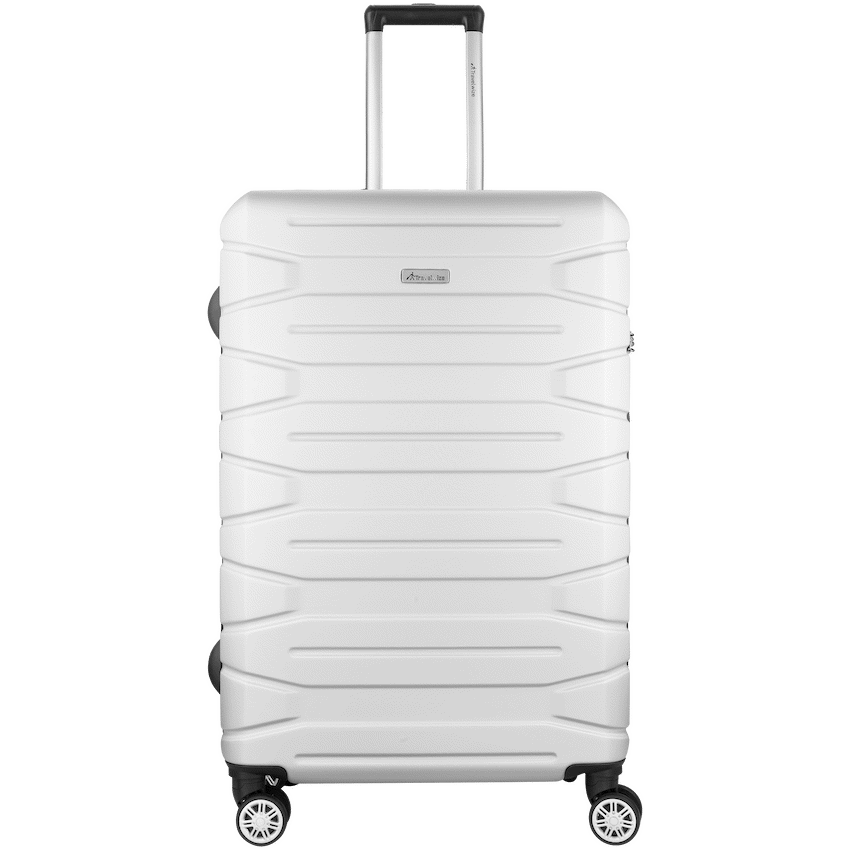 Travelwize Cabana ABS 4-Wheel Spinner 75cm Luggage - Platinum - Image 3