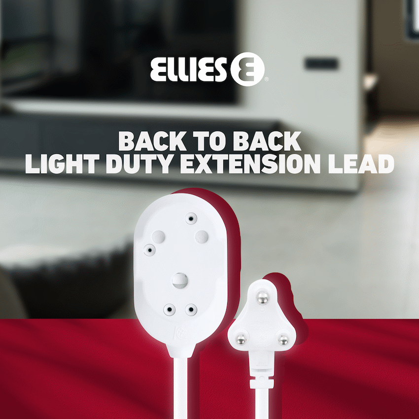 Ellies Back to Back Light Duty Extension Lead-20M - Image 3