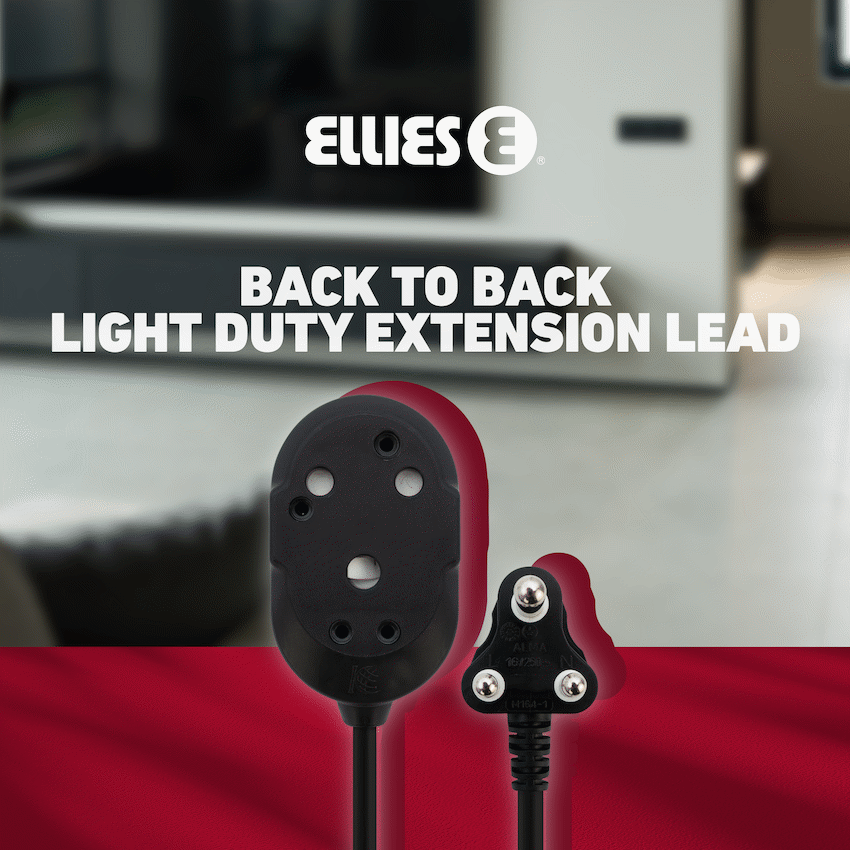 Ellies Back-to-Back Light-Duty Extension Lead - 20m - Image 3