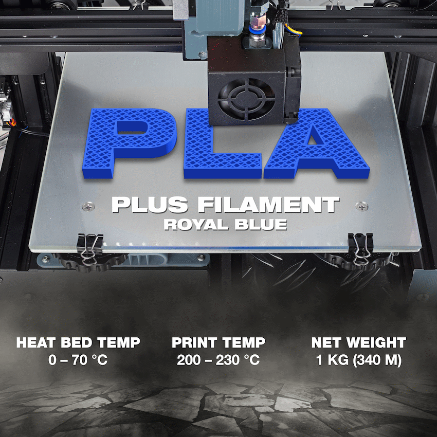 SA Filament Silk PLA Plus Filament 1kg - Royal Blue - Image 3