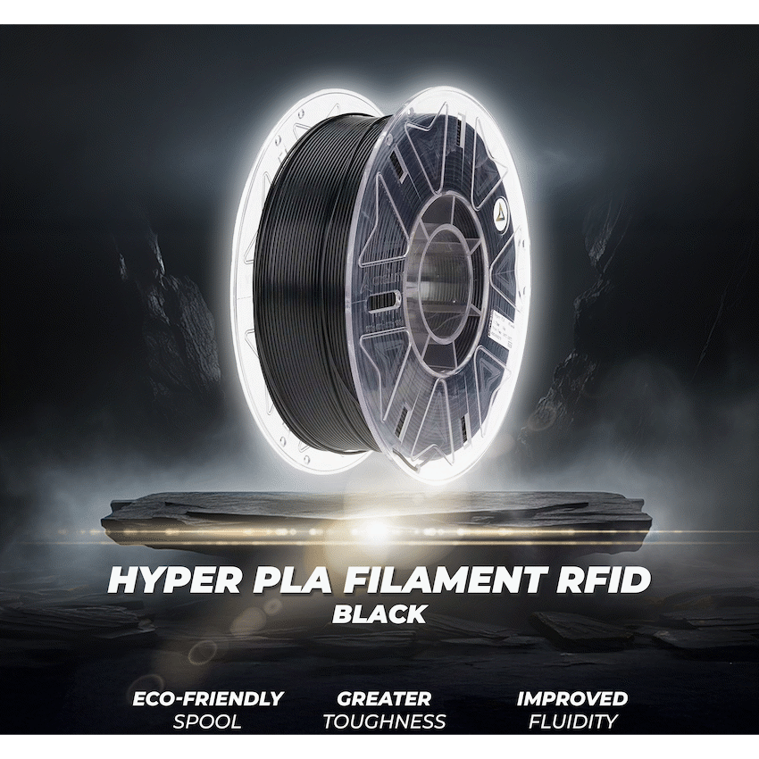 Creality Hyper PLA Filament RFID Black - Image 3