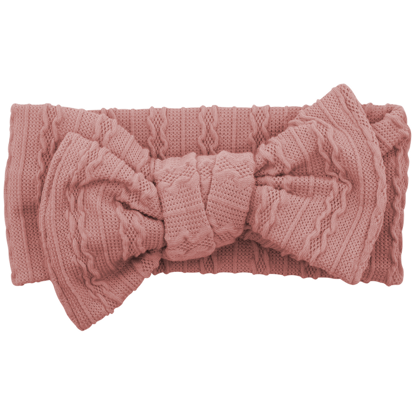 Echo Baby Bow Headband - Baby Pink - Image 3