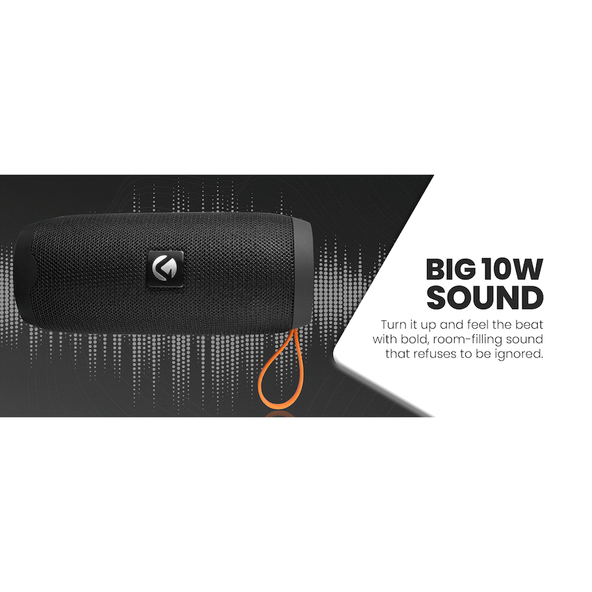 Volkano Stun 2.0 Series Bluetooth Speaker - Black - Image 3