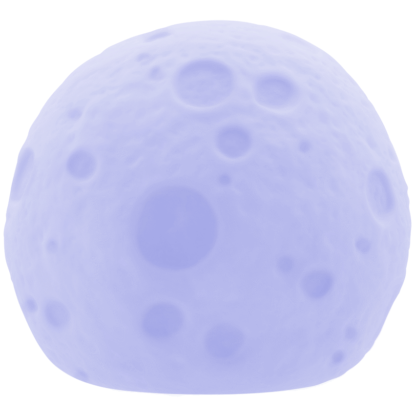 Volkano Galactic Mini Moon LED Mood Light - Battery Operated - Image 3