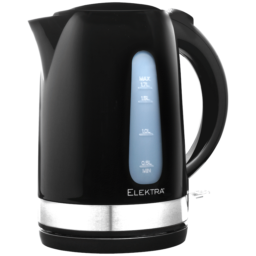 Elektra - 1.7l Plastic Kettle - Black - Image 3