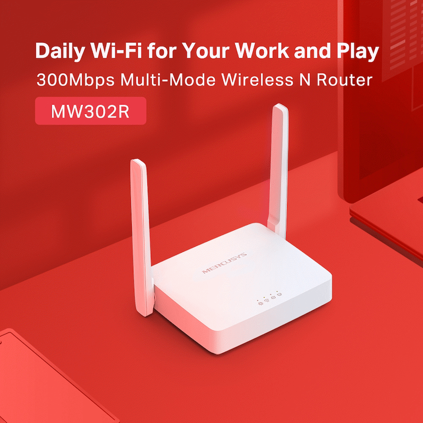 TP-Link Mercusys MW302R 300Mbps Wireless N Router - Image 3