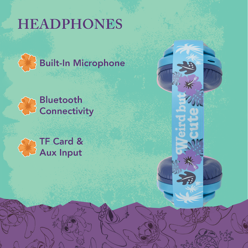 Disney Stitch 3D Bluetooth Headphones - Image 3