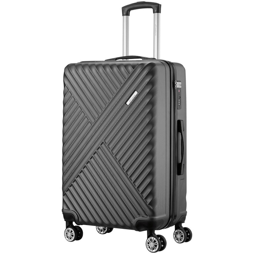 Travelwize Astra ABS 77cm 4-Wheel Spinner Luggage - Black - Image 3