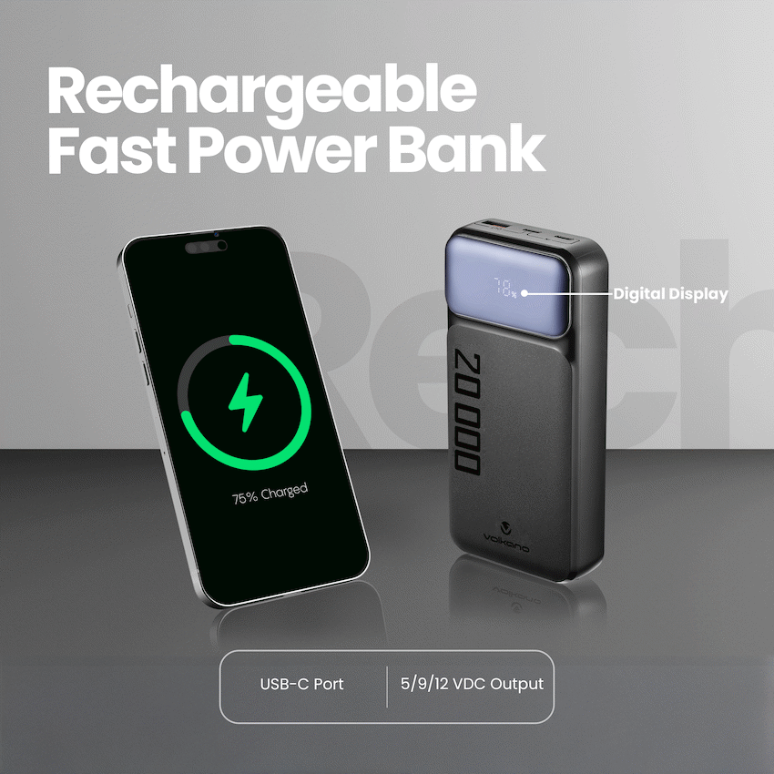 Volkano Roma Series 20000mah PD 22.5w Power Bank - Image 3