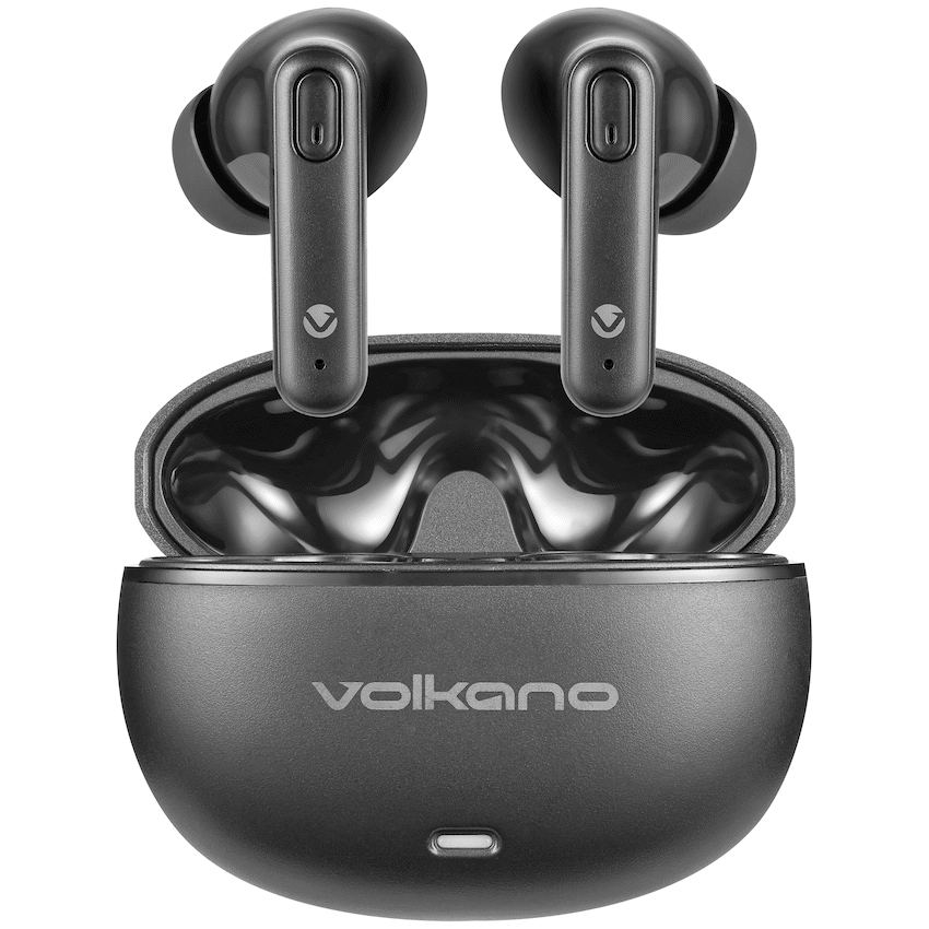 Volkano Pulse Series True Wireless Earphones with Charging Case - Black - Image 3