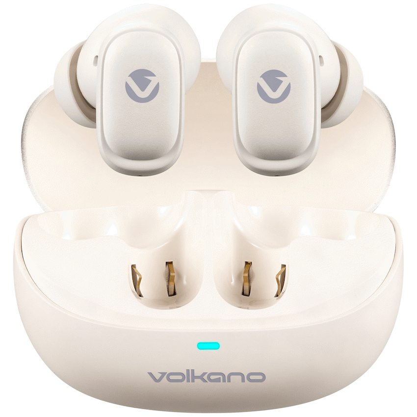 Volkano Sugar-Cube Active Noise-Cancelling True Wireless Earphones - Nude - Image 3