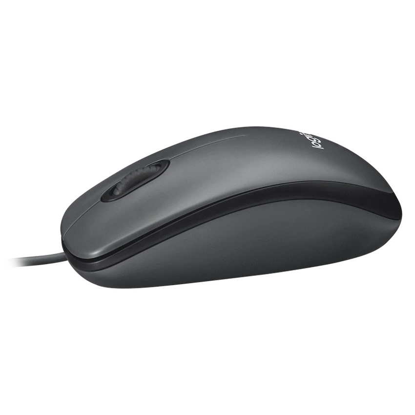 Logitech(R) M90 Wired Mouse - Grey - Image 3