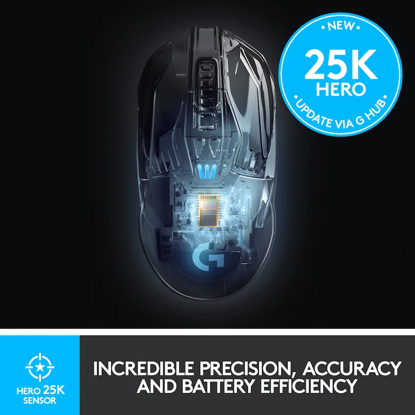 Logitech(R) G903 LIGHTSPEED Wireless Gaming Mouse - BLACK - Image 3