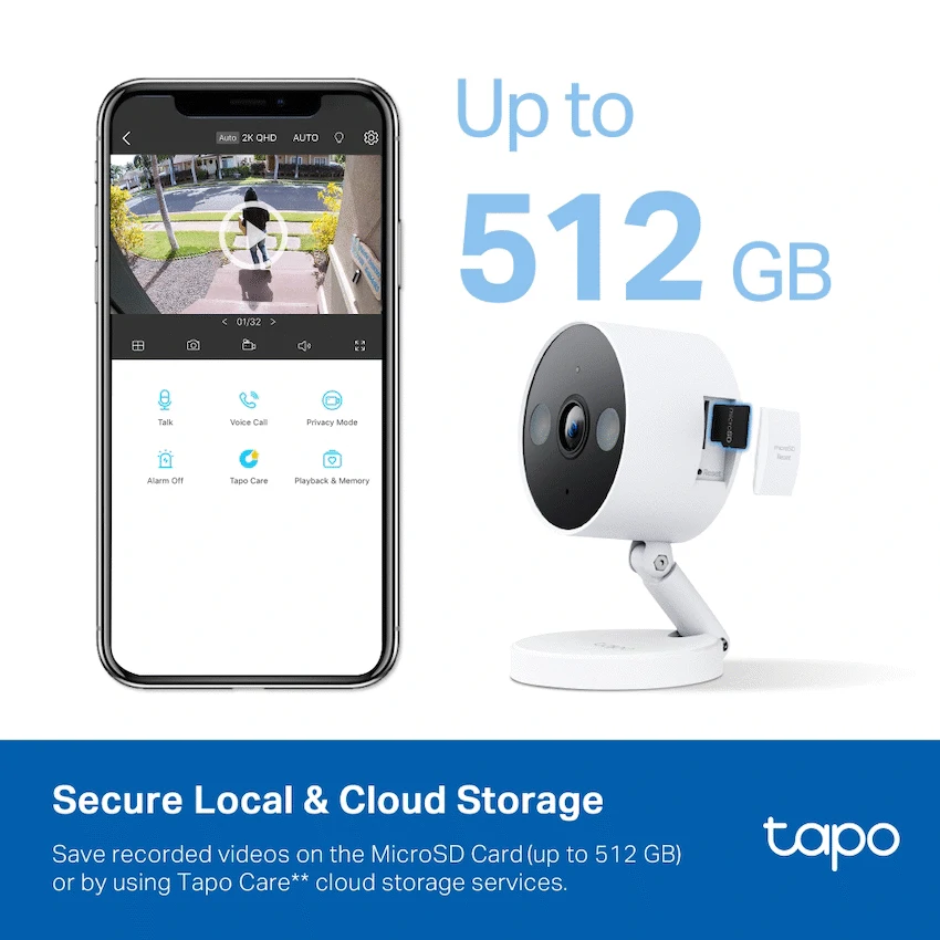 TP-Link Tapo Indoor/Outdoor Home Security Wi-Fi Camera - Image 3