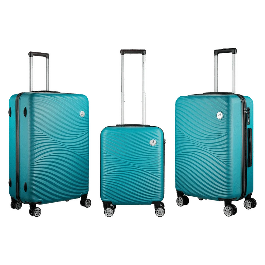 Travelwize Maui ABS 4-Wheel Spinner 55cm Luggage - Ocean - Image 3