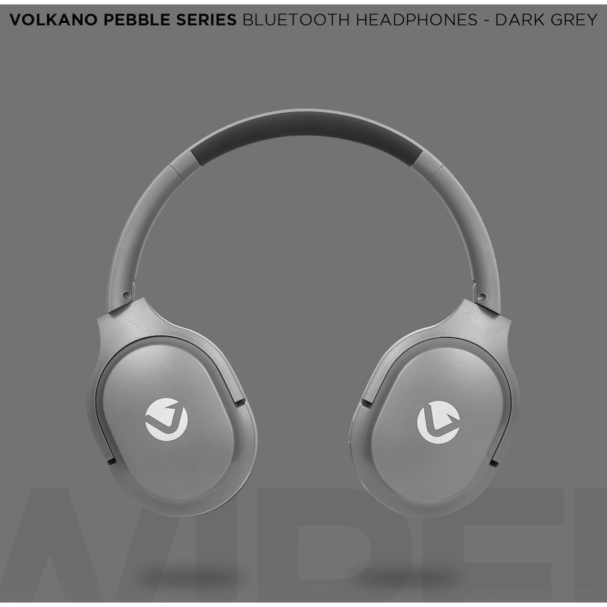 Volkano Pebble Series Bluetooth Headphones - Dark Grey - Image 30