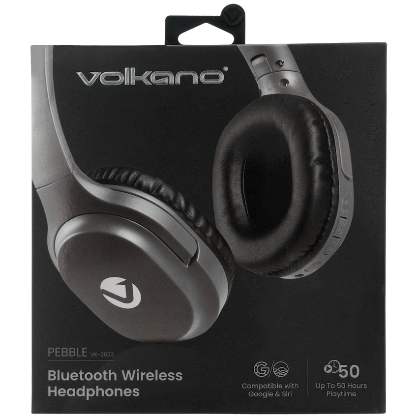 Volkano Pebble Series Bluetooth Headphones - Dark Grey - Image 32
