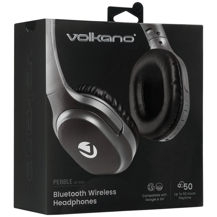Volkano Pebble Series Bluetooth Headphones - Dark Grey - Image 33