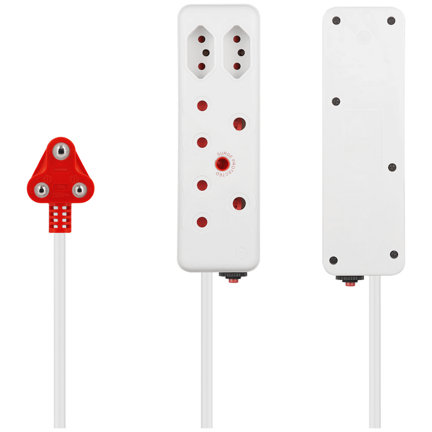 Switched 4-Way Medium Surge Extension Lead 3m - Image 4