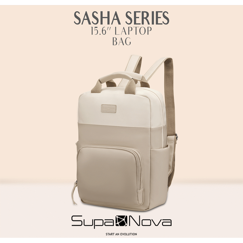 SupaNova Sasha 15.6" Laptop Bag - Tan - Image 4
