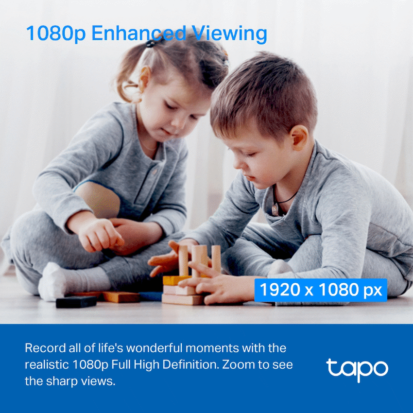 TP-Link Tapo C200P2 Pan/Tilt Home Security Wi-Fi Camera - Image 4