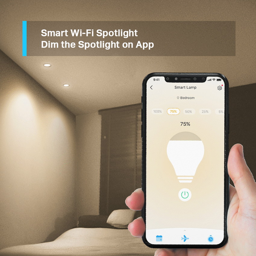 TP-Link Tapo L610 2.9 Smart Wi-Fi Bulb 2.9W Warm White, Dimmable, GU10 - Image 4