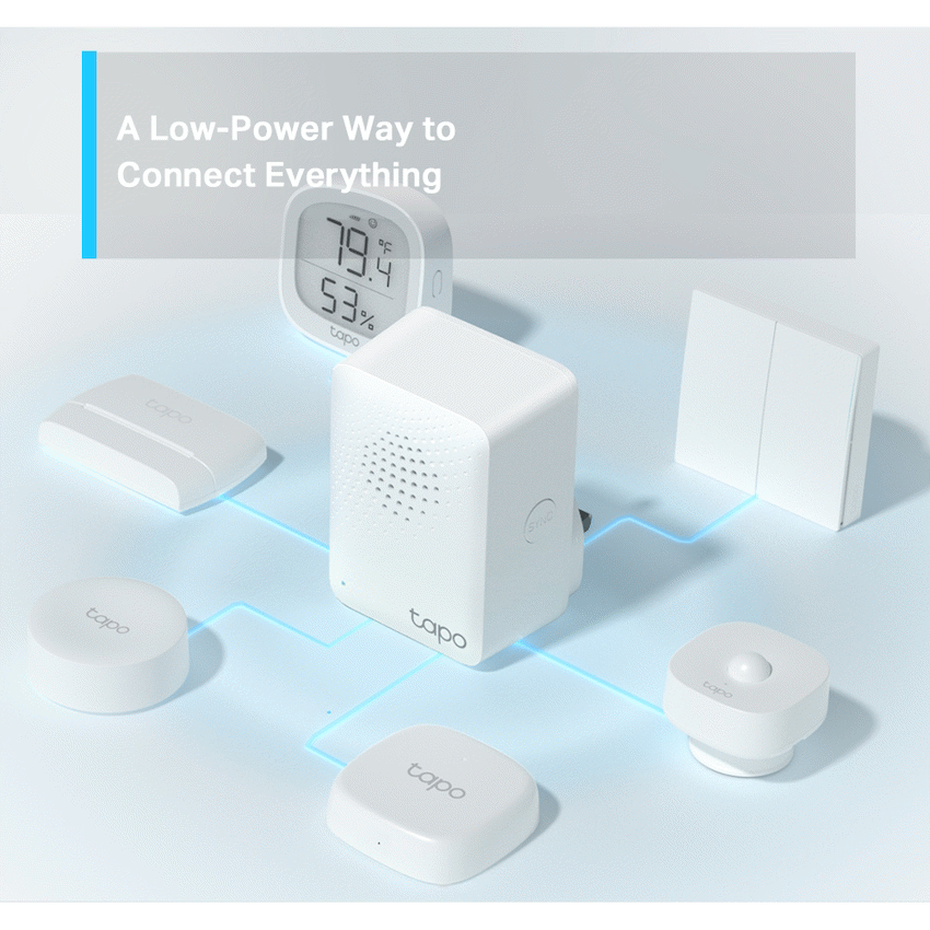 TP-Link Tapo H100 Smart Wi-Fi 868mhz Hub with Chime - Image 4