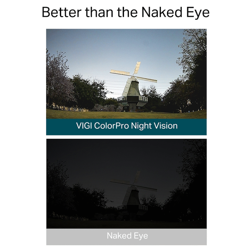 TP-Link Vigi C540S (4mm) 4MP Outdoor ColorPro Night Vision Pan-Tilt Network Camera - Image 4