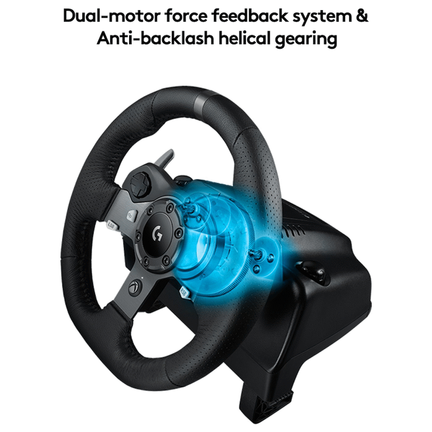 Logitech(R) G920 Driving Force Racing Wheel and Pedals for XB & PC - Image 4