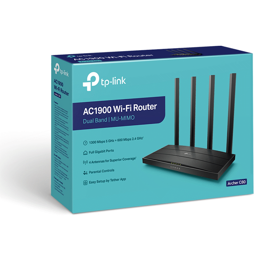 TP-Link Archer C80 AC1900 Dual-Band Wi-Fi Router - Image 4