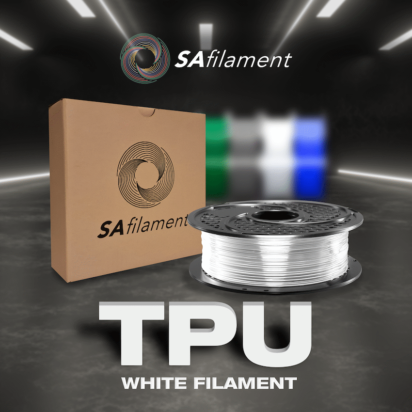 SA Filament TPU 95A 500g - White - Image 4