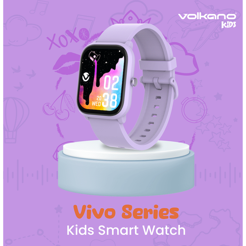 Volkano Vivo Series Kids Smart Watch - Lilac Purple - Image 4