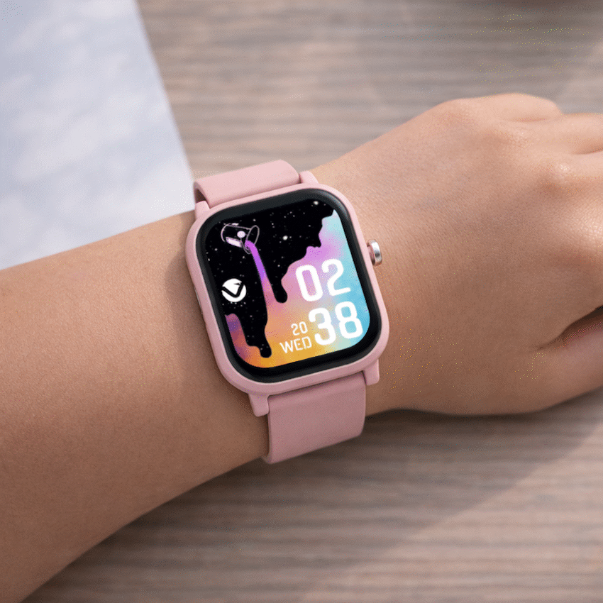 Volkano Vivo Series Kids Smart Watch - Pastel Pink - Image 4